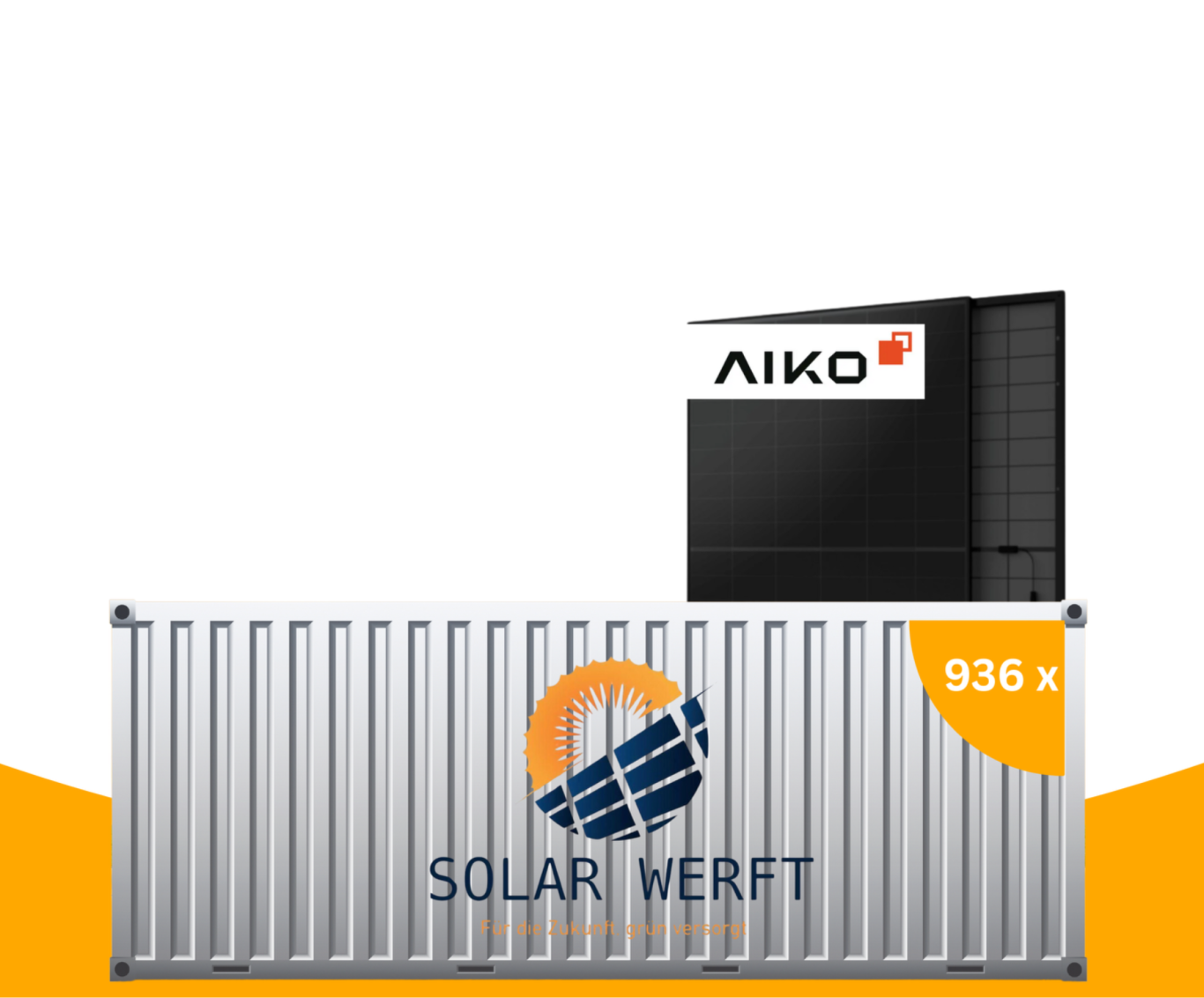 Solarspeicher und Solarmodule in verschiedenen Größen von der Solar Werft.